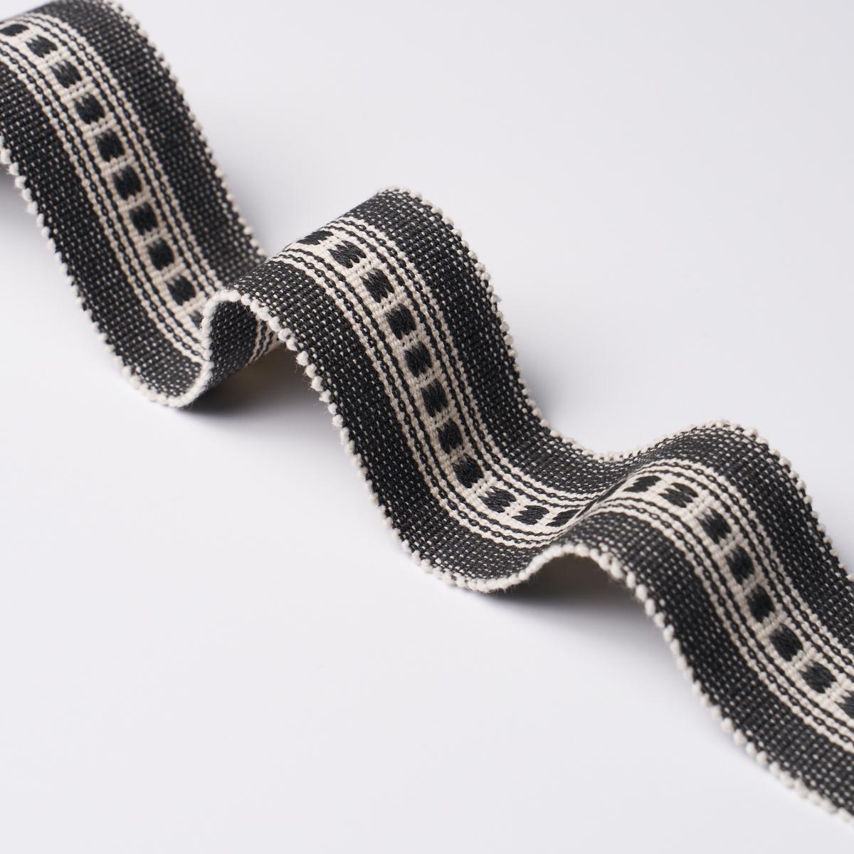 Schumacher Lubeck Tape Narrow Charcoal Trim 85171