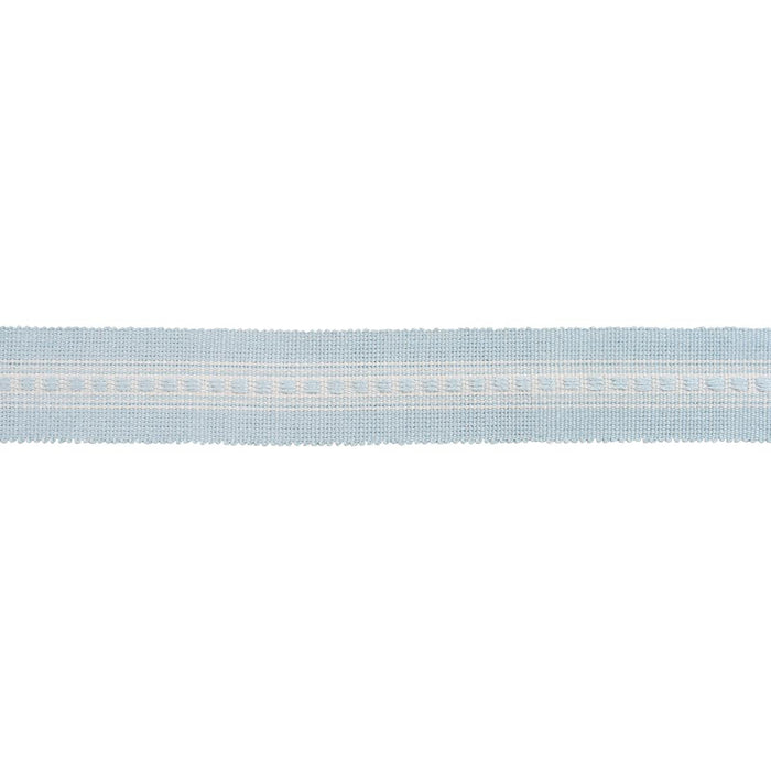 Schumacher Lubeck Tape Narrow Sky Trim 85173