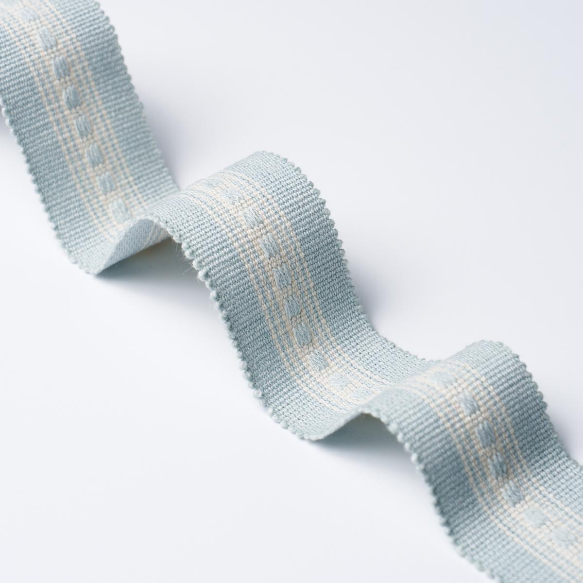 Schumacher Lubeck Tape Narrow Sky Trim 85173