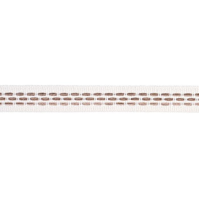 Schumacher Portola Tape Narrow Indoor/Outdoor Flax Trim 85181