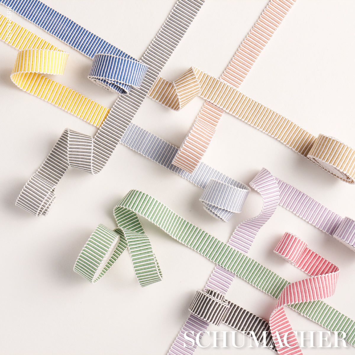 Schumacher Knox Tape Narrow Blush Trim 85226