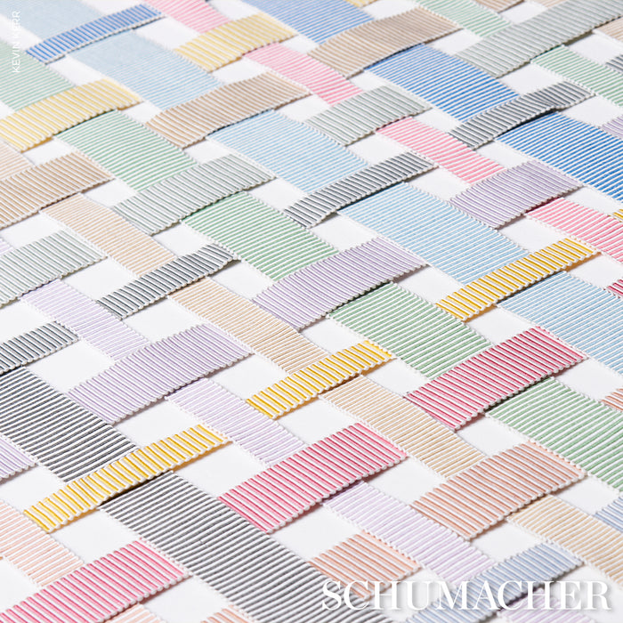 Schumacher Knox Tape Narrow Blush Trim 85226