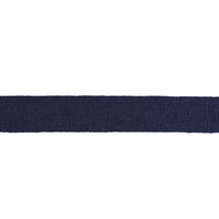 Schumacher Mathias Linen Tape Medium Navy Trim 85231