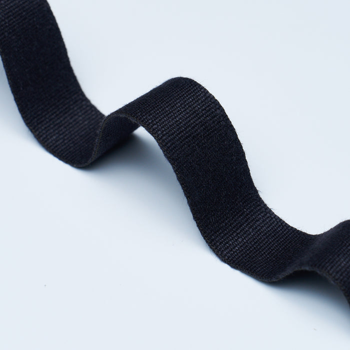 Schumacher Mathias Linen Tape Medium Black Trim Sample 85232