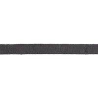 Schumacher Mathias Linen Tape Narrow Charcoal Trim 85240