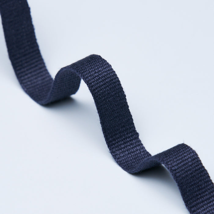 Schumacher Mathias Linen Tape Narrow Navy Trim Sample 85241