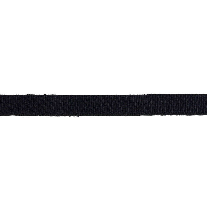 Schumacher Mathias Linen Tape Narrow Black Trim Sample 85242