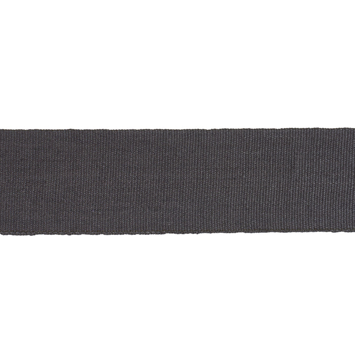 Schumacher Mathias Linen Tape Wide Charcoal Trim Sample 85250