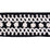 Schumacher Sunnyvale Tape Onyx Trim Sample 85301