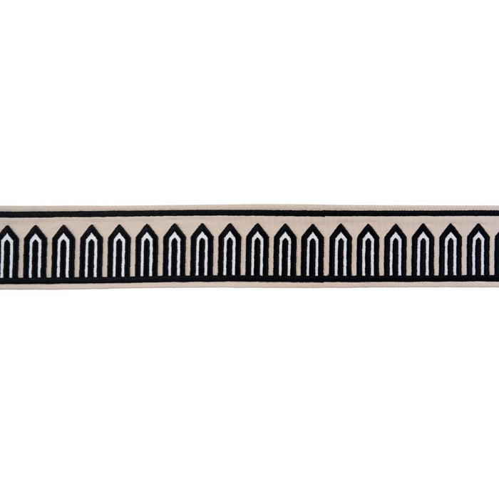 Schumacher Bonaparte Tape Neutral Trim Sample 85382