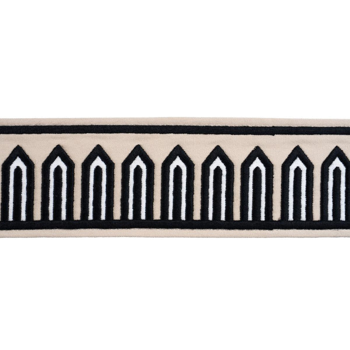 Schumacher Bonaparte Tape Neutral Trim Sample 85382