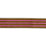 Schumacher Arya Stripe Hand Block Trim Gold Trim Sample 85431