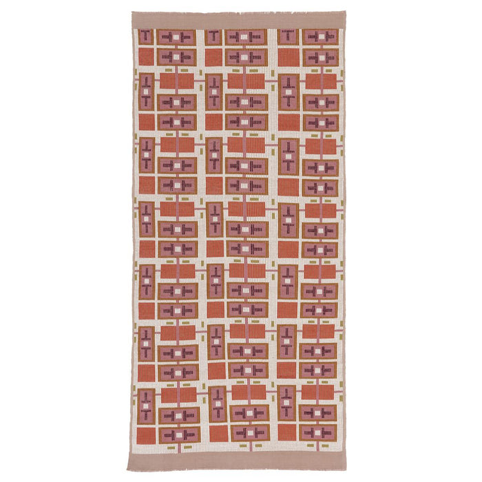 Schumacher Ocular Hand Woven Brocade Sunset Fabric Schumacher 85480