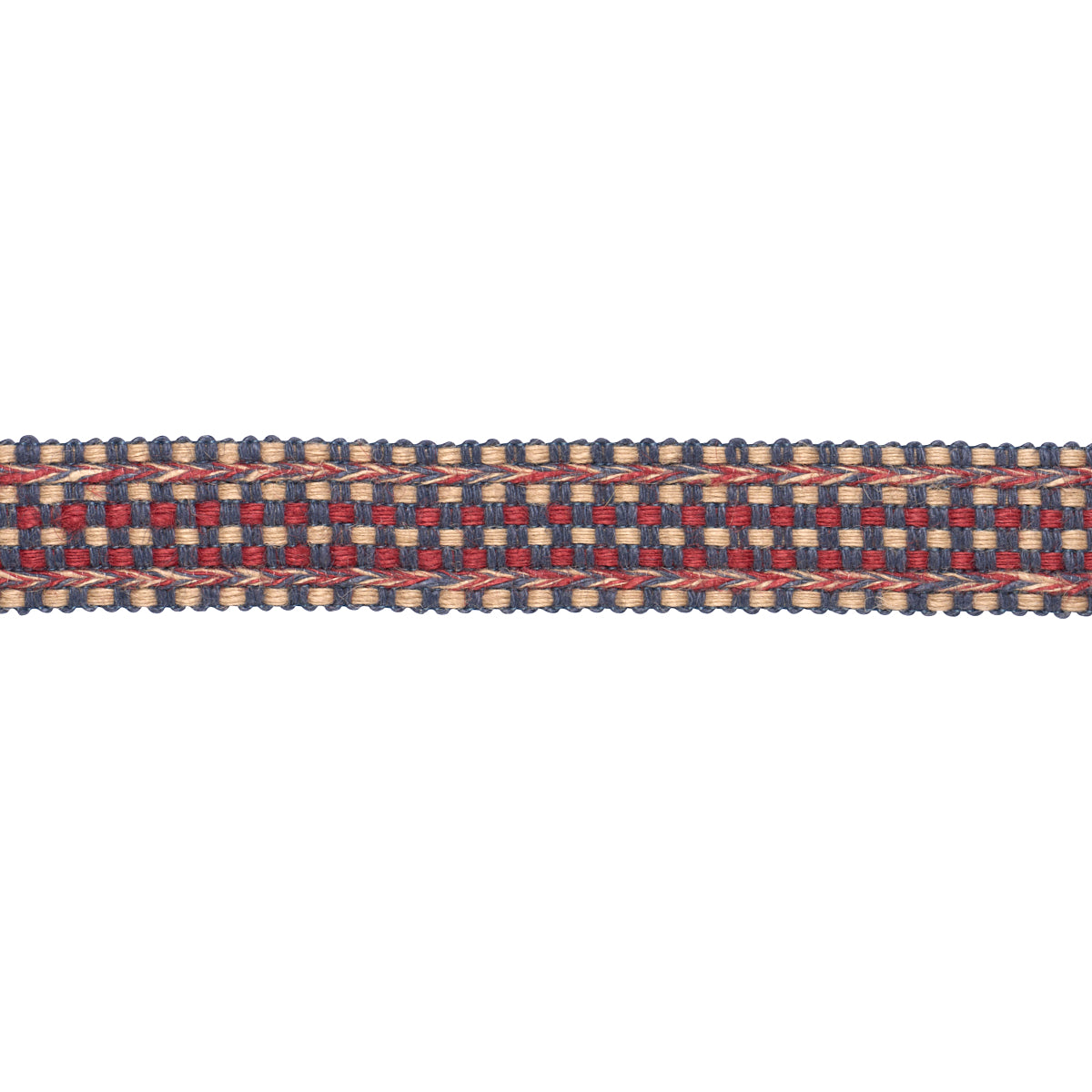 Schumacher Country Braid Denim Trim Sample 85542