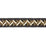 Schumacher Zigzag Moderne Tape Onyx Trim 85582