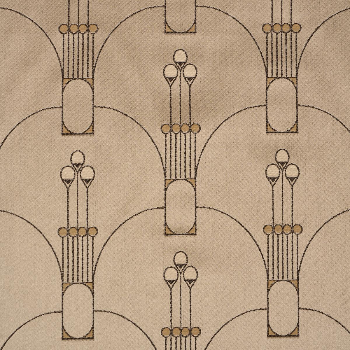 Schumacher Swanson Scallop Pewter Fabric 85600