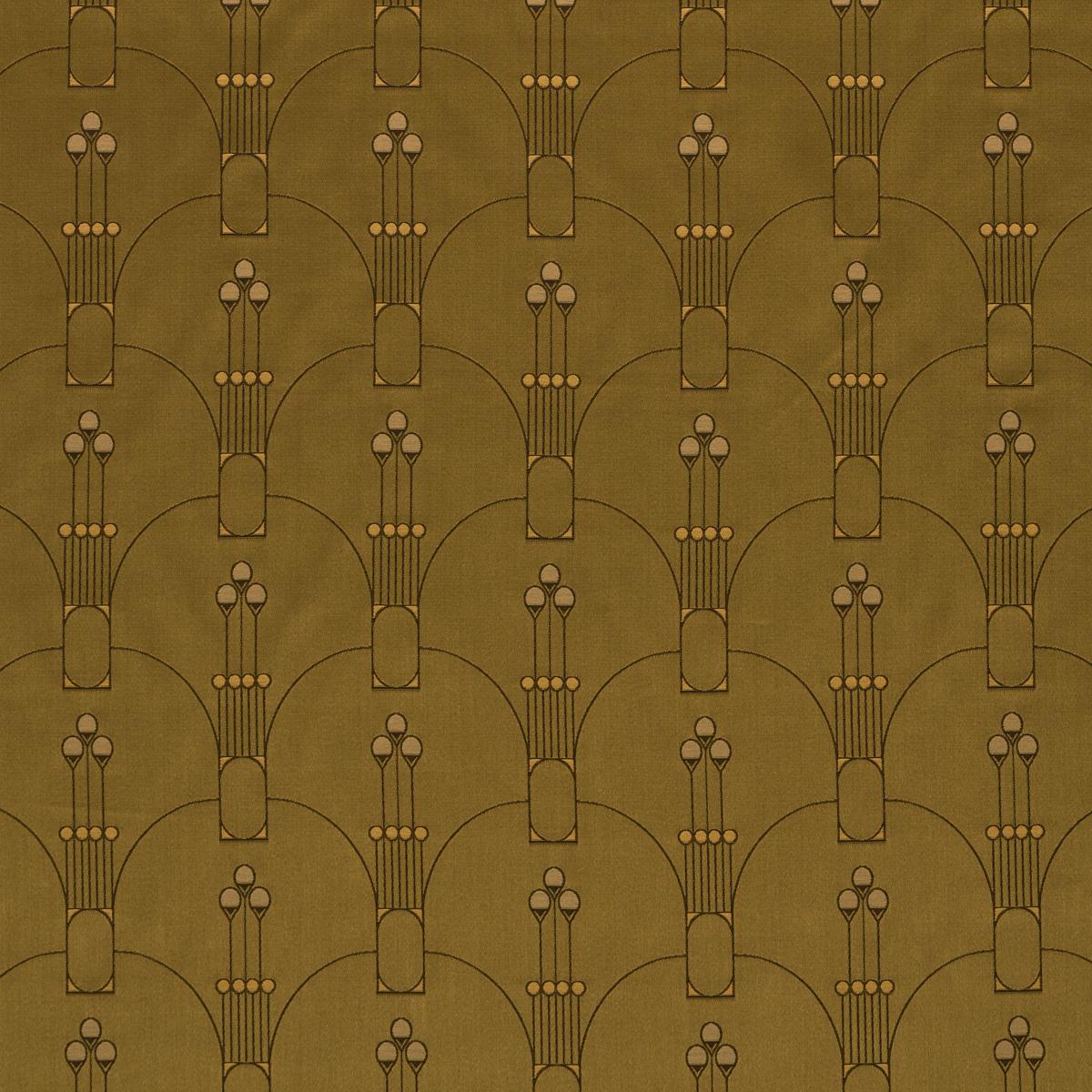 Schumacher Swanson Scallop Olive Fabric 85601