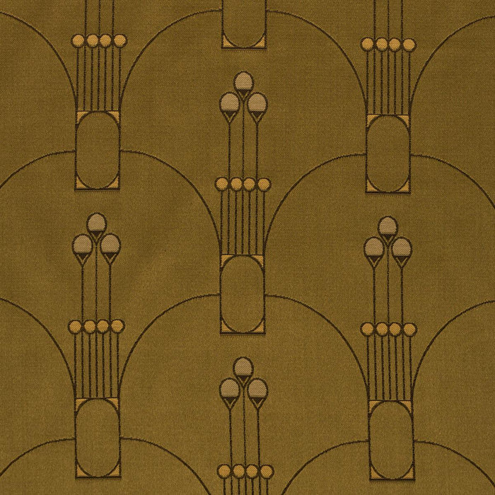 Schumacher Swanson Scallop Olive Fabric 85601