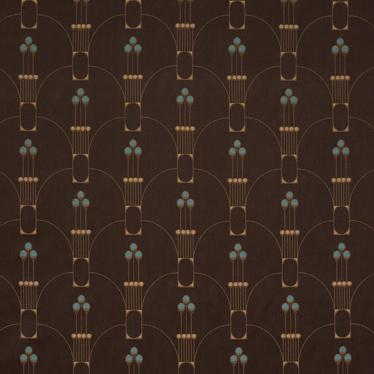 Schumacher Swanson Scallop Carbon Fabric 85602
