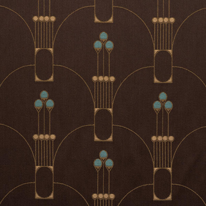 Schumacher Swanson Scallop Carbon Fabric Sample 85602