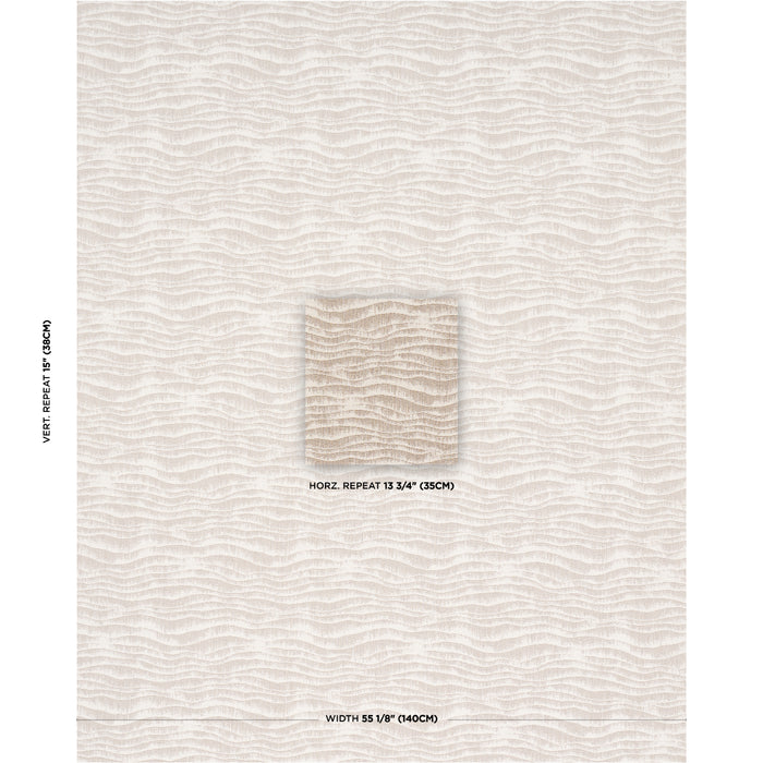 Schumacher Musa Abaca Wallcovering Toffee Wallpaper Sample 5016875