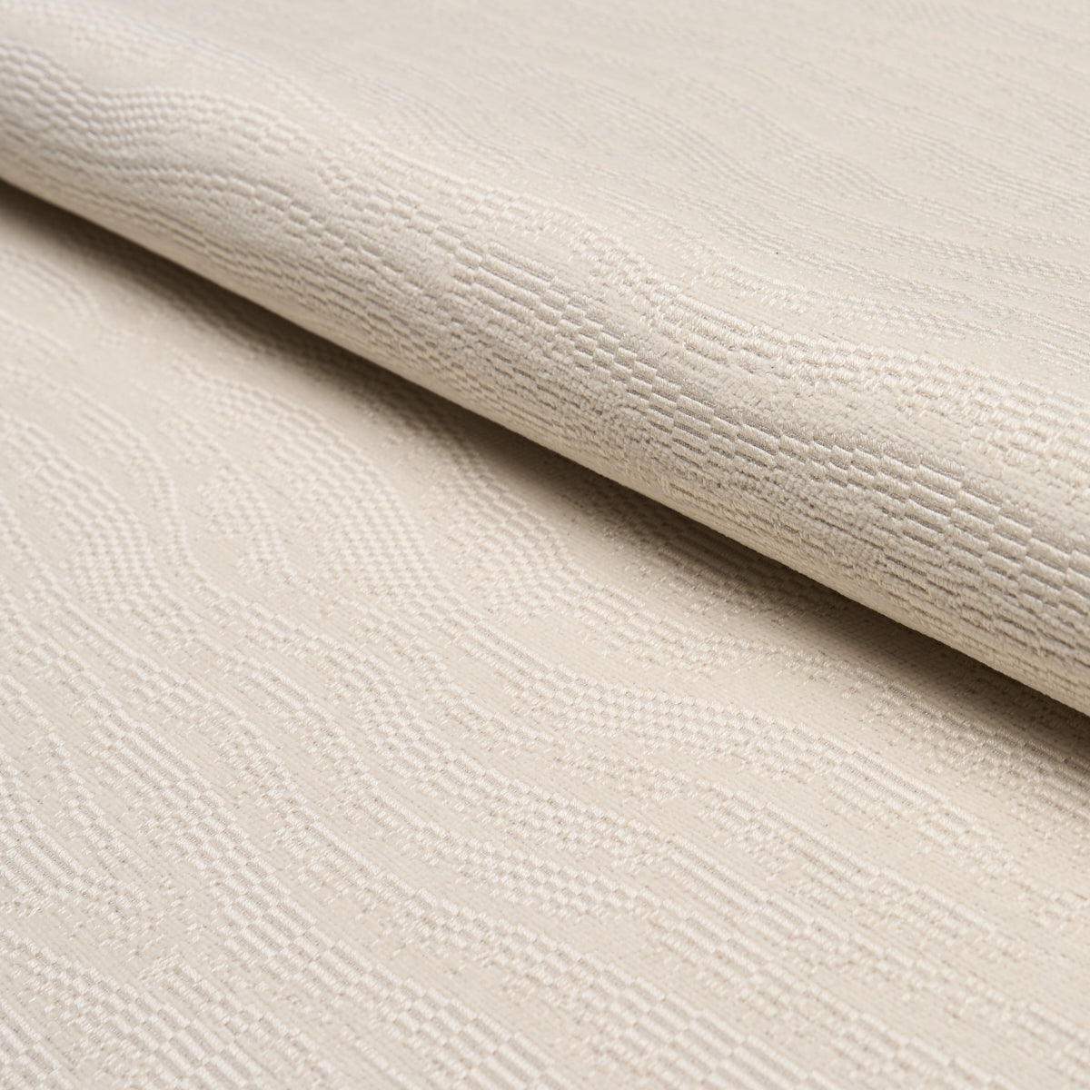 Schumacher Ridgeline Pearl Fabric Sample 85611