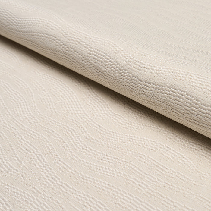 Schumacher Ridgeline Pearl Fabric Sample 85611