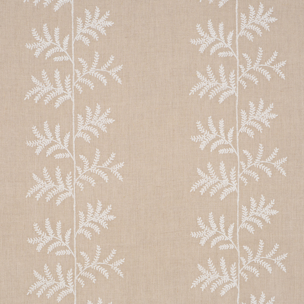 Schumacher Arya Stripe Hand Block Trim Gold Trim Sample 85431