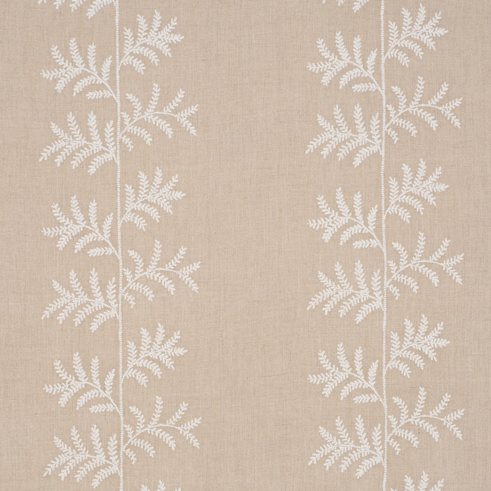 Schumacher Arya Stripe Hand Block Trim Gold Trim Sample 85431
