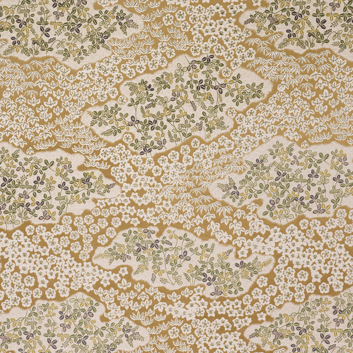 Schumacher Chequer Hand Block Trim Green Trim Schumacher 85450