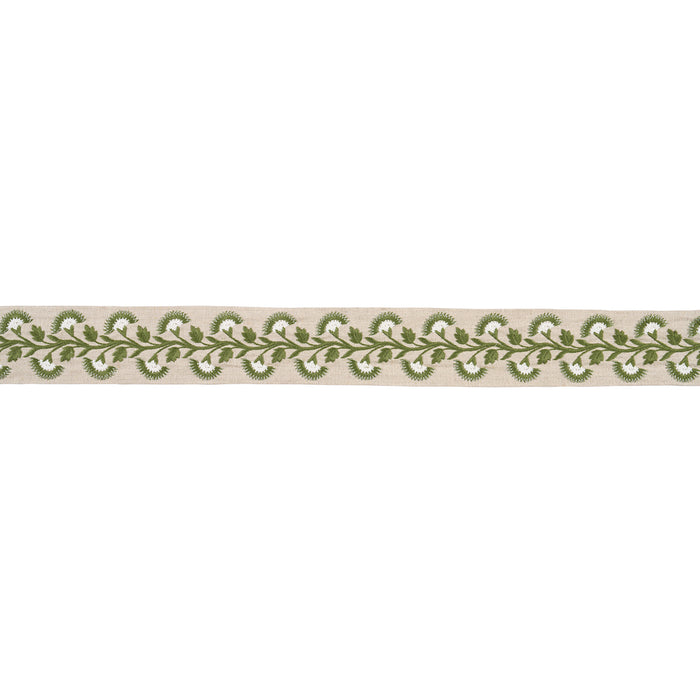Schumacher Miriam Trim Moss Trim Sample 85664