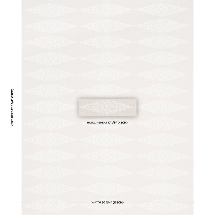 Schumacher Rosalind Tassel Trim Ivory Trim Sample 85680