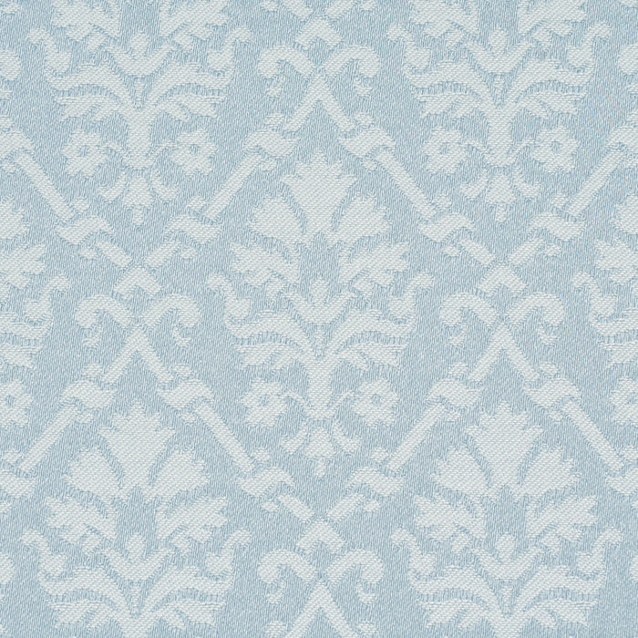 Schumacher Grant Damask Robin'S Egg Fabric 85722