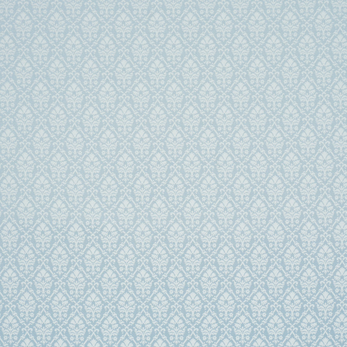 Schumacher Grant Damask Robin'S Egg Fabric 85722