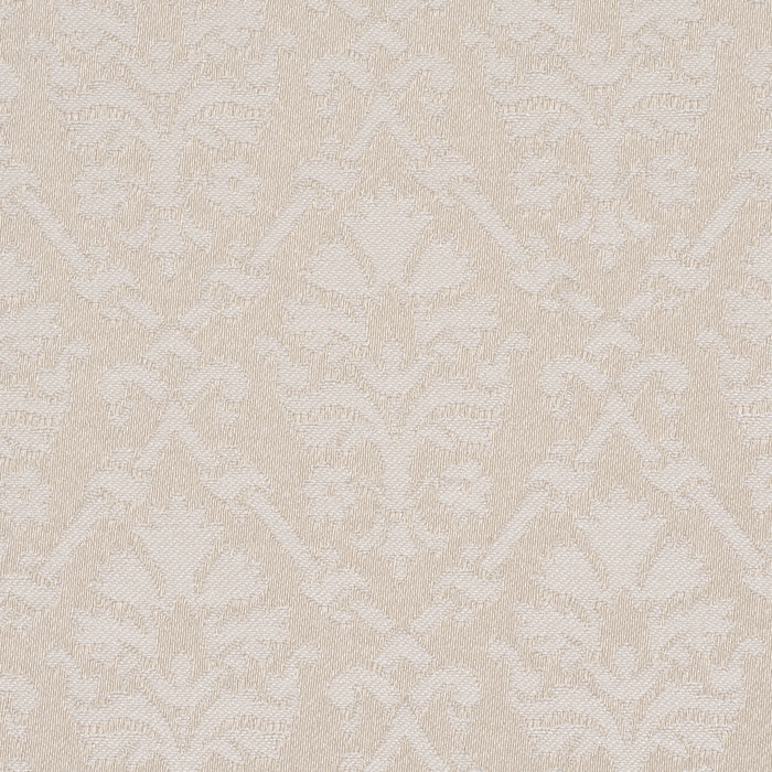 Schumacher Grant Damask Ivory Fabric 85723