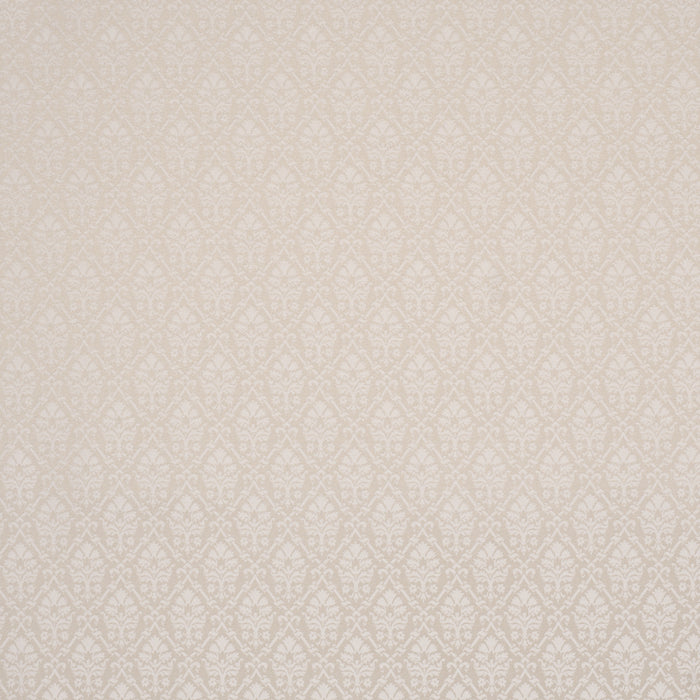 Schumacher Grant Damask Ivory Fabric 85723