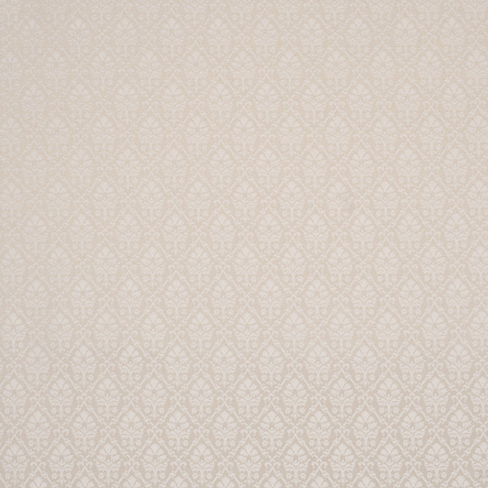 Schumacher Grant Damask Ivory Fabric Sample 85723