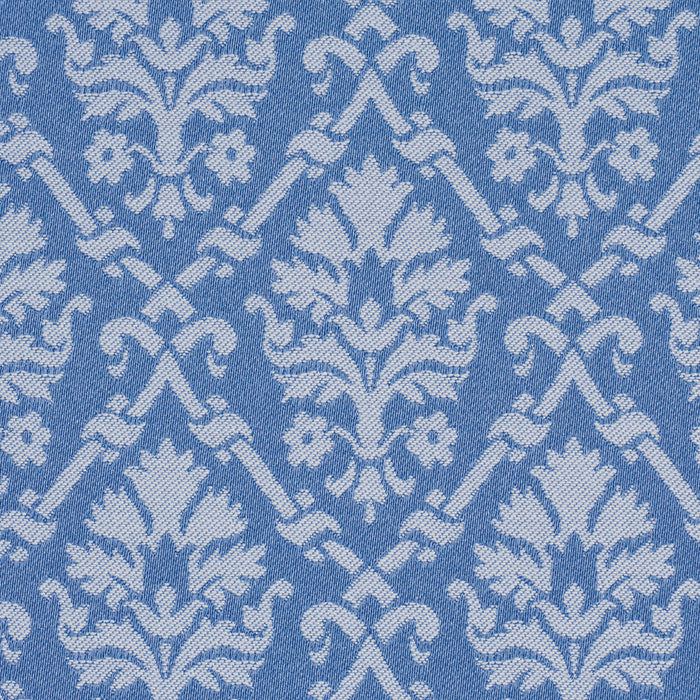 Schumacher Grant Damask Cobalt Fabric 85724