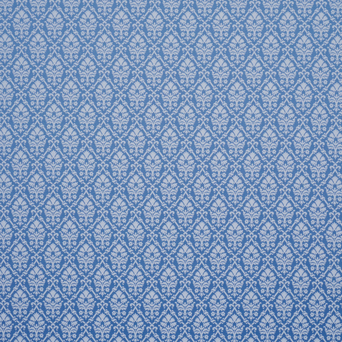 Schumacher Grant Damask Cobalt Fabric 85724