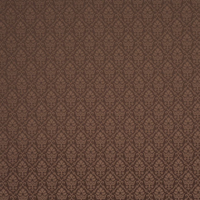Schumacher Grant Damask Brown Fabric 85725