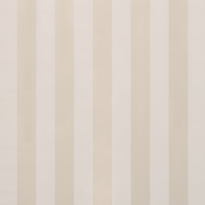 Schumacher Roosevelt Awning Stripe Ivory Fabric Sample 85742