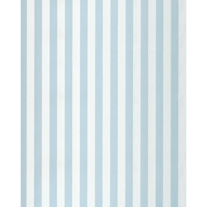 Schumacher Roosevelt Awning Stripe Robin'S Egg Fabric 85744