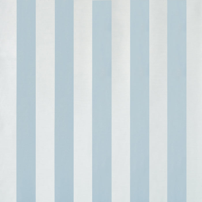 Schumacher Roosevelt Awning Stripe Robin'S Egg Fabric Sample 85744