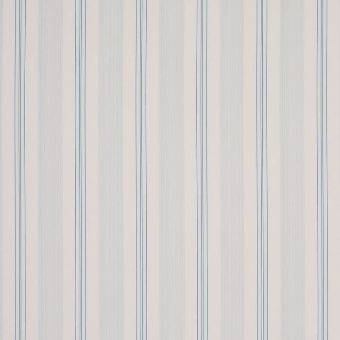 Schumacher Jefferson Tented Stripe Robin'S Egg Fabric Sample 85756