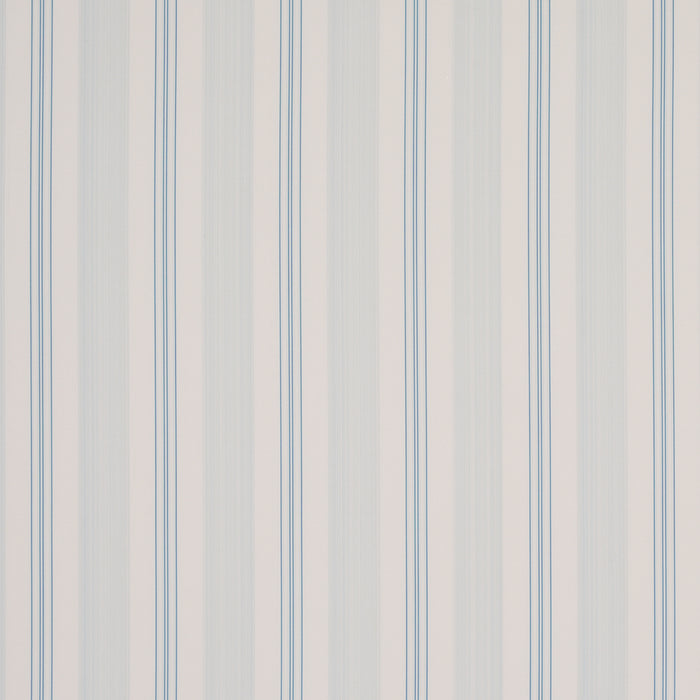 Schumacher Jefferson Tented Stripe Robin'S Egg Fabric 85756