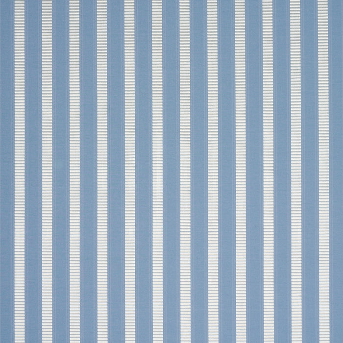 Schumacher Lincoln Small Stripe Blue Fabric 85760