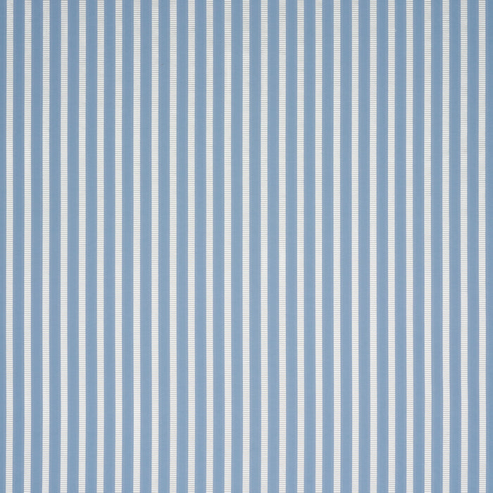 Schumacher Lincoln Small Stripe Blue Fabric 85760