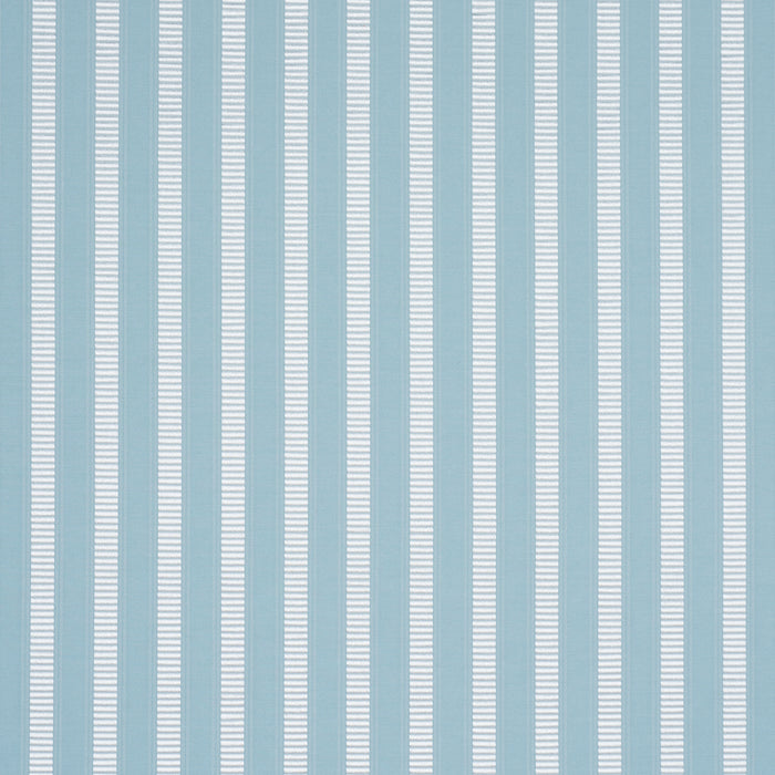 Schumacher Lincoln Small Stripe Robin'S Egg Fabric 85763