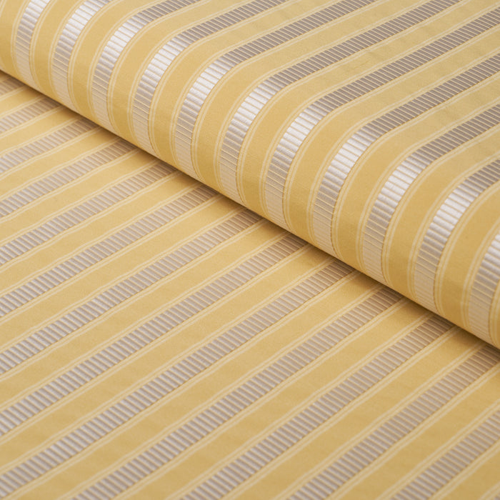 Schumacher Lincoln Small Stripe Yellow Fabric 85765