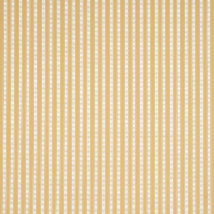 Schumacher Lincoln Small Stripe Yellow Fabric Sample 85765
